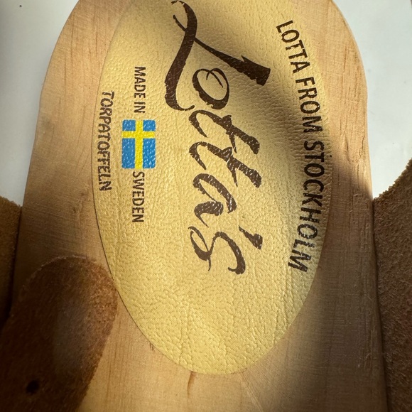 LOTTA’S from STOCKHOLM Leather Clogs - Picture 4 of 8